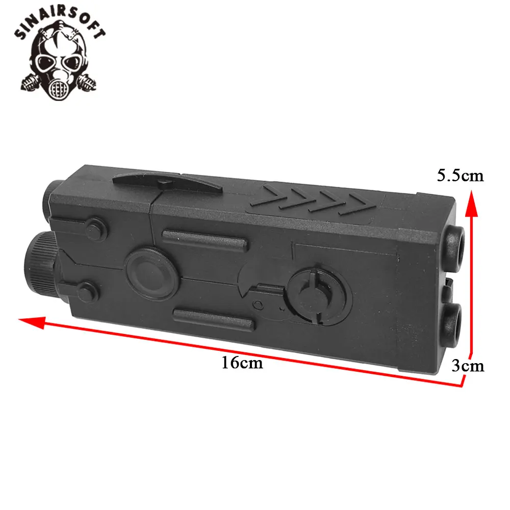 SINAIRSOFT Caja de batería táctica airsoft PEQ falsa - imagen 3