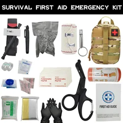 Kit IFAK MOLLE para supervivencia al aire libre con manta y botiquín