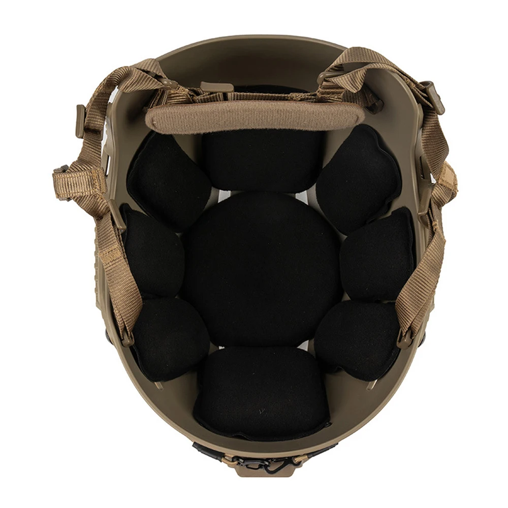 Casco FAST ligero suspensión ajustable barbiquejo airsoft - imagen 2