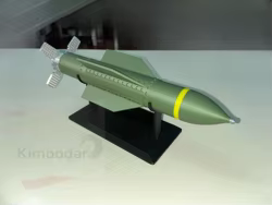 Modelo GBU-57 dummy de impresión 3D para colección táctica
