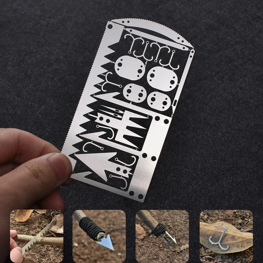 Cuchillo tipo tarjeta multiherramienta