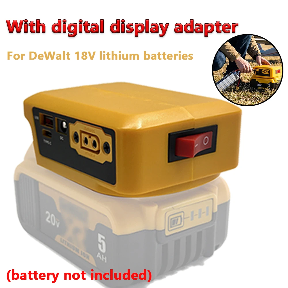 DeWalt convertidor bidireccional para batería Li-ion pantalla voltaje - imagen 4