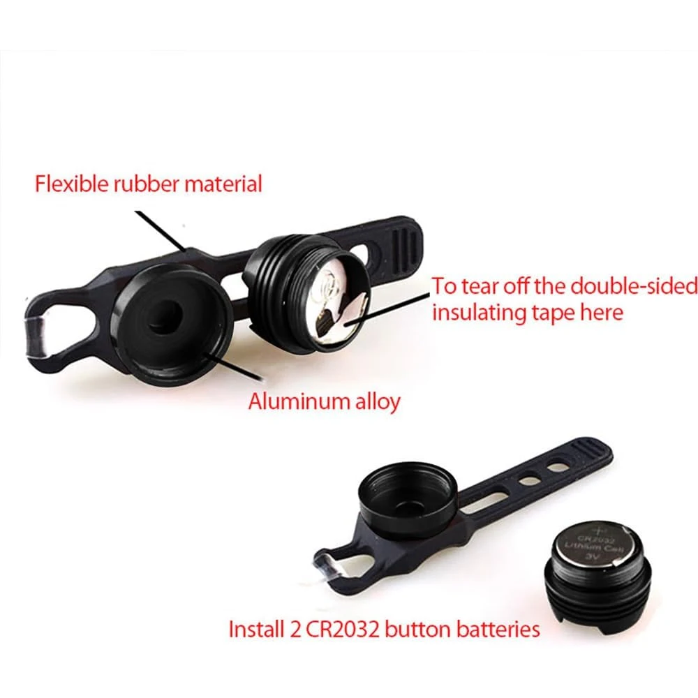 Luz trasera LED impermeable bicicleta de montaña carga USB - imagen 4