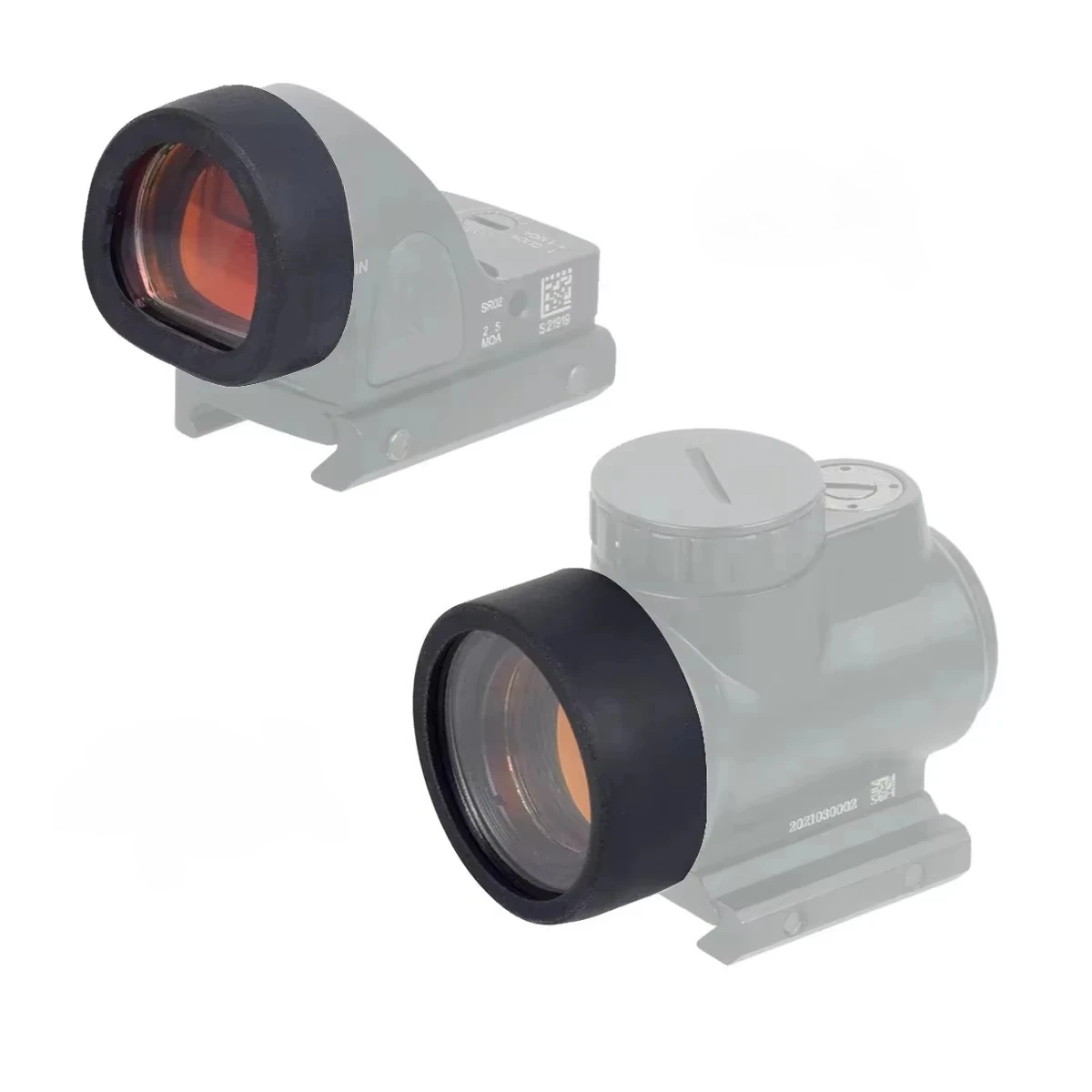 SureFire protector de caucho para mira punto rojo M300 M600 X300 X400 - imagen 3