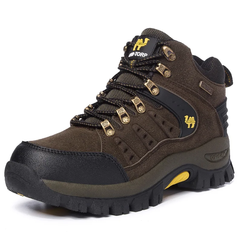Botas de senderismo acolchadas HIKEUP exterior con suela antideslizante