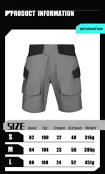 Pantalones Cortos Tácticos Cargo Camuflaje con Bolsillos