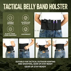 Funda táctica para pistola ambidiestra tipo cinturón riñonera oculta