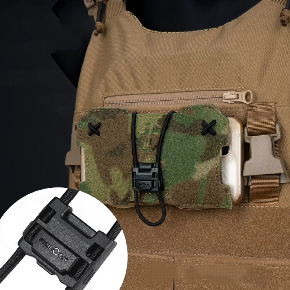 Bolsa MOLLE táctica para teléfono y mapas, soporte pecho PALS - imagen 3