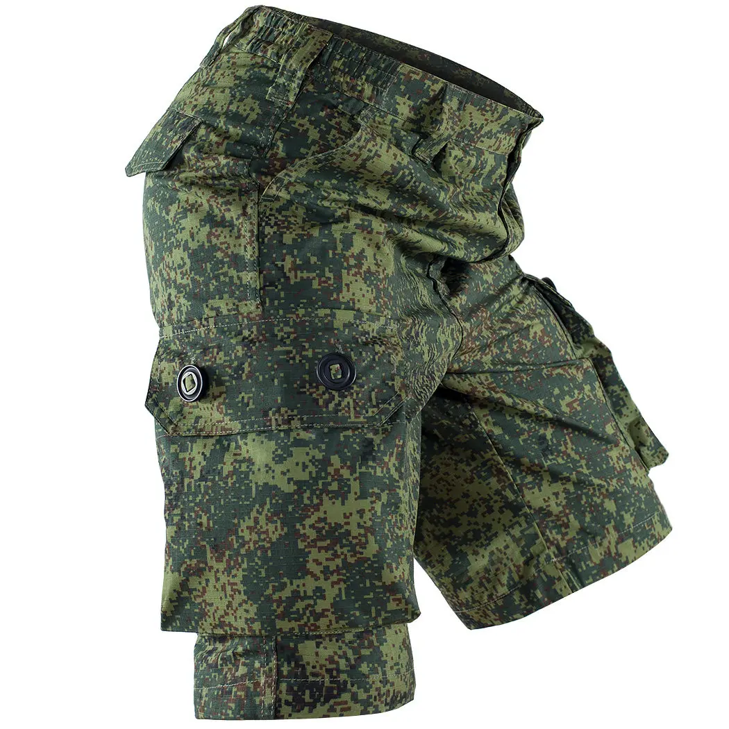 Pantalones cortos cargo camuflaje M90 ripstop tácticos para hombre - imagen 2