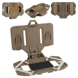 Funda MOLLE para smartphone con correa y clip de pecho táctico