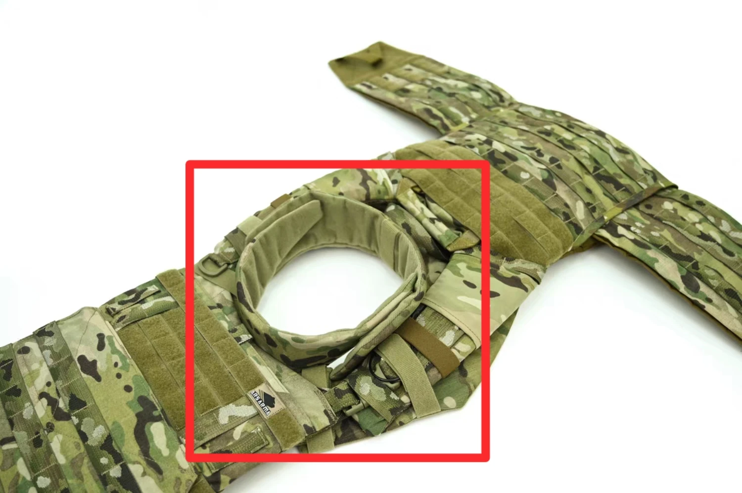 A-21 Protector de cuello táctico camail con forro EVA