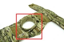 A-21 Protector de cuello táctico camail con forro EVA