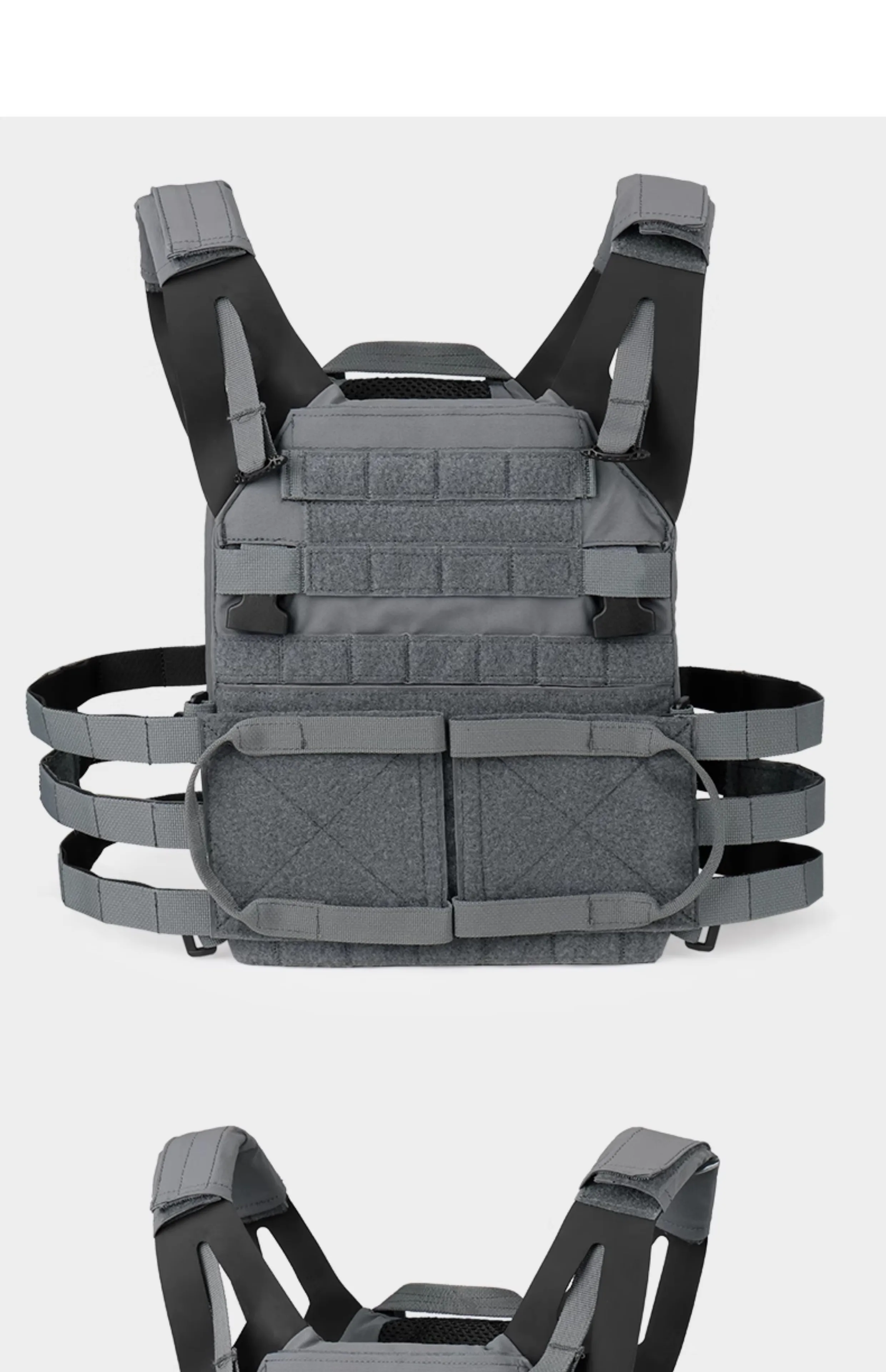 Chaleco táctico Urban Grey JPC2.0 con accesorios