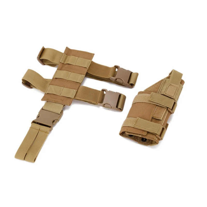 Funda táctica nailon universal para pistola con plataforma muslo - imagen 2