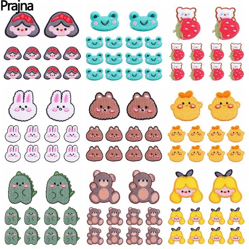 Parche bordado autoadhesivo animales pequeños dibujos animados - imagen 3