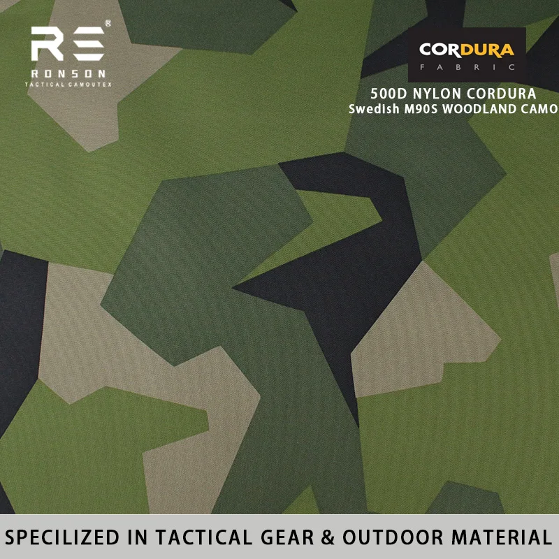 Mochila Táctica Camuflaje Sueco Nailon Cordura Resistente al Agua - imagen 2
