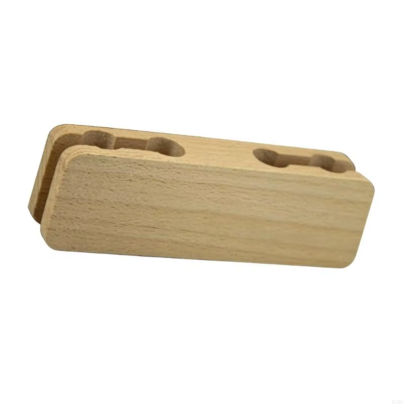 Organizador de cables de madera para extensiones y enchufes seguros - imagen 3