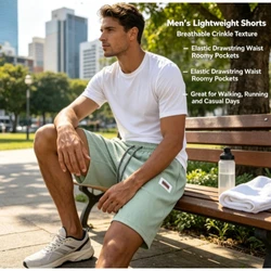 Pantalones cortos de secado rápido para aire libre holgados con caída