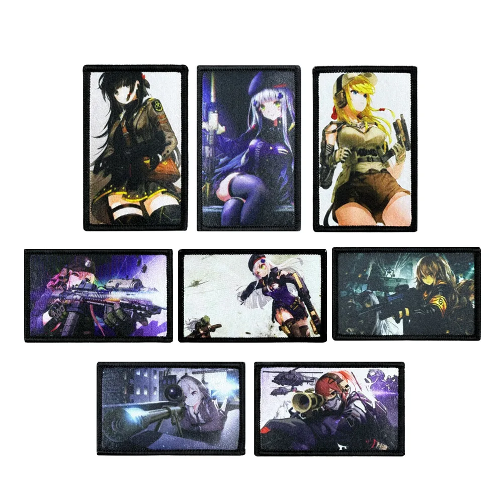 Parches frontales Anime con diseño bidimensional