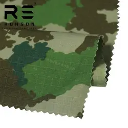 Tela táctica ripstop camuflaje tipo patata transpirable y resistente
