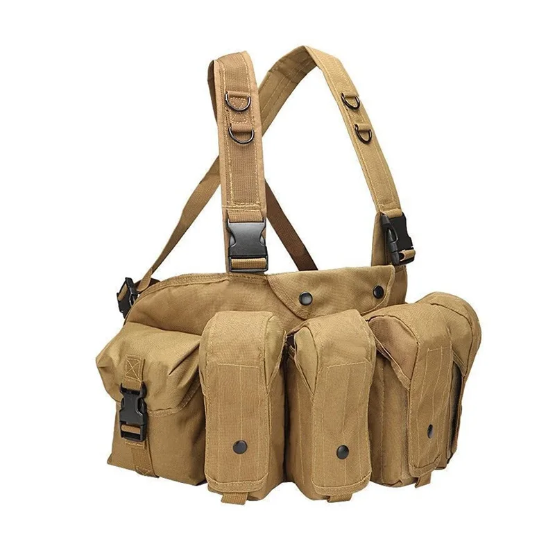 Porta cargadores MOLLE AK de desmontaje rápido para chaleco táctico - imagen 5