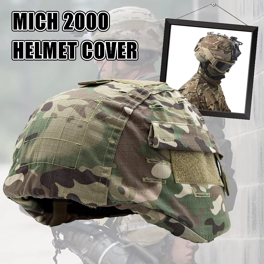 MICH 2000 funda casco táctico con bolsa contrapeso y orificio gafas - imagen 2