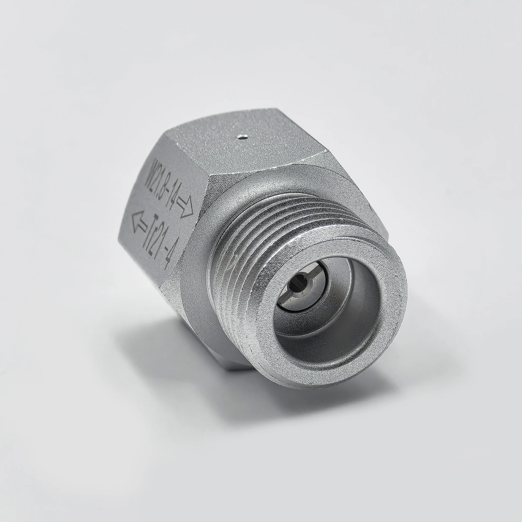 Adaptador TR21-4 a W21.8-14 para cilindro CO2 de barriles Corny y soda - imagen 3
