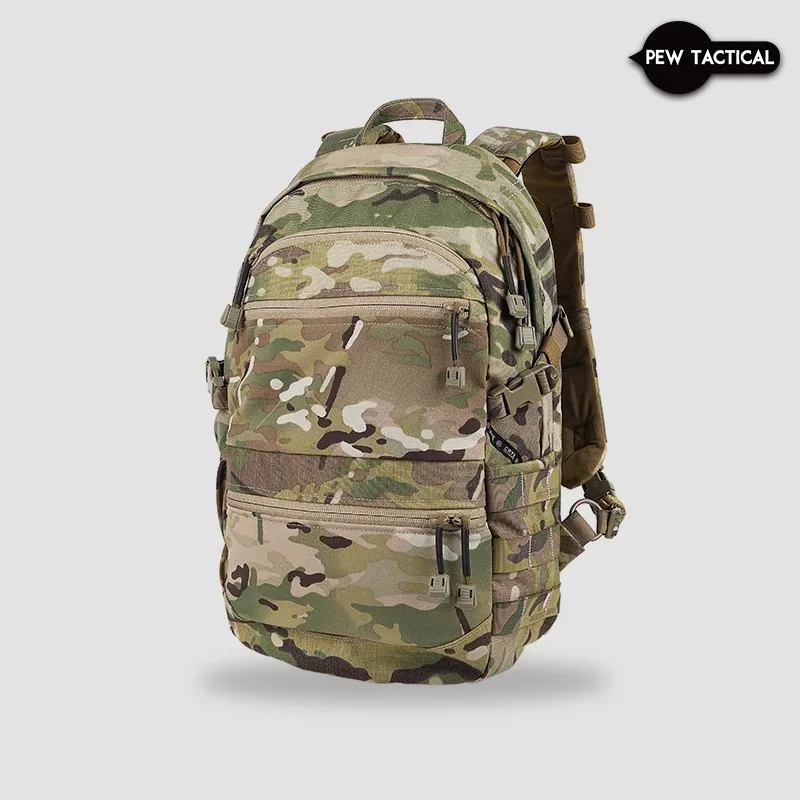Mochila táctica modular PEW Tactical AVS 1000 con panel MOLLE trasero