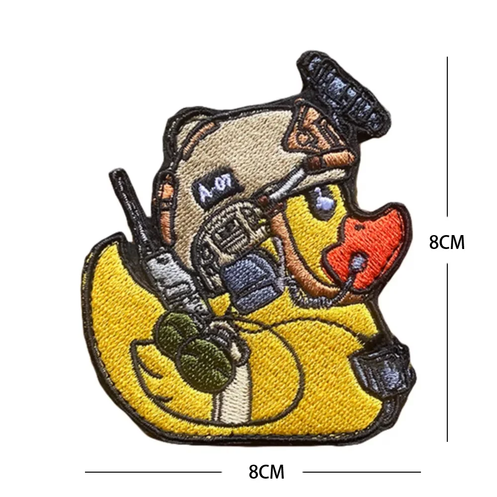 Parche táctico pato moral bordado 3D en PVC para MOLLE - imagen 5