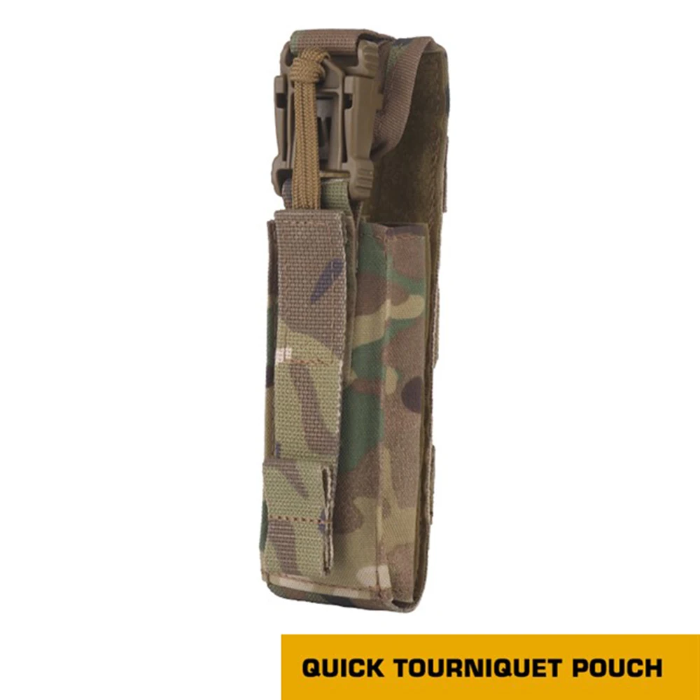 Chaleco táctico MOLLE exterior con funda para torniquete rápido - imagen 5