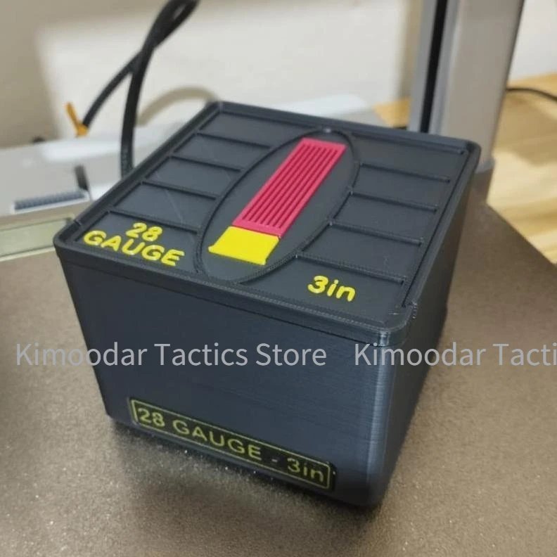 Caja de almacenamiento calibre 28 en contexto