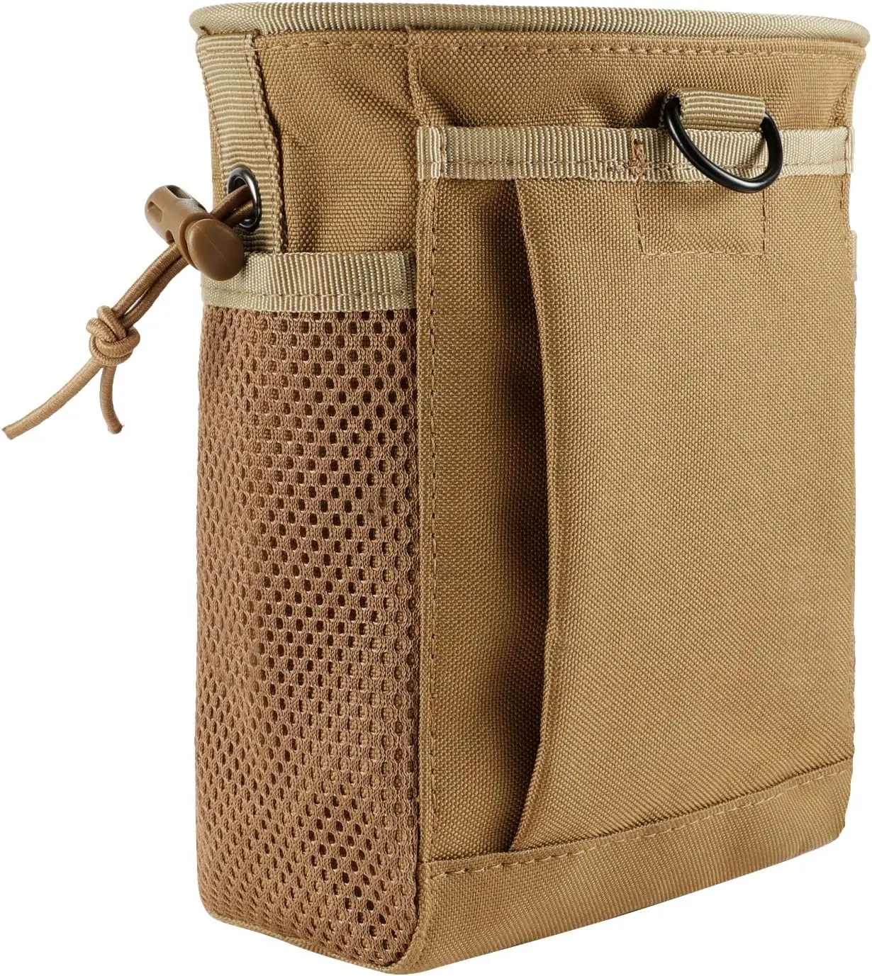 Detalle del sistema MOLLE y los bolsillos