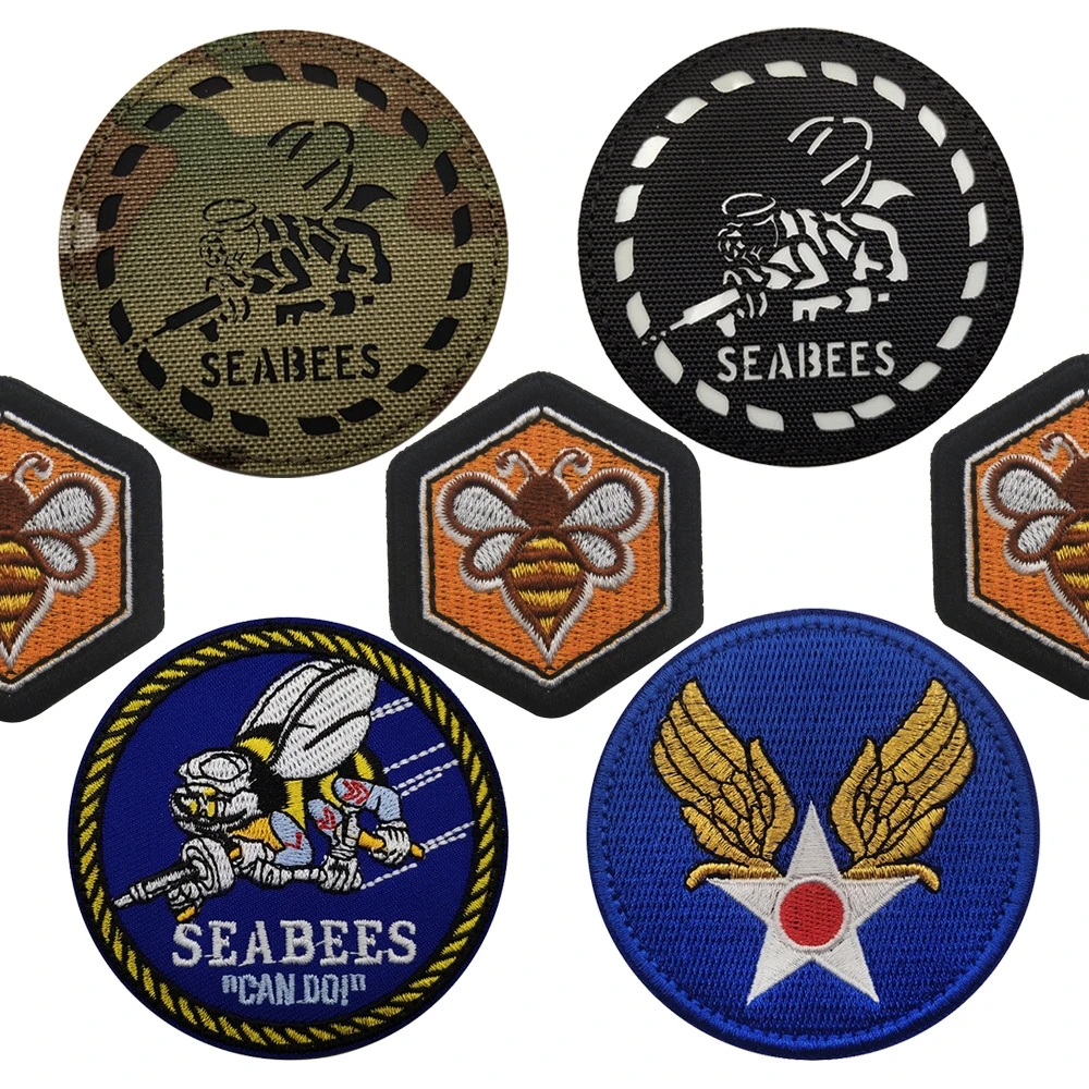 Parches Seabees Squad - vista general