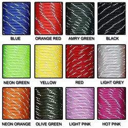 Paracord reflectante 7 núcleos – Cordón táctico para pulseras y hebillas