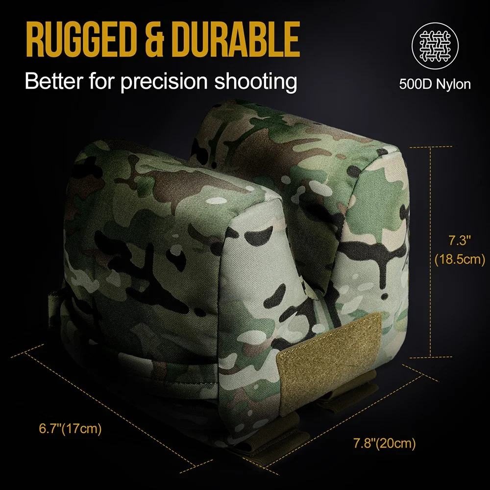 Banco de tiro para caza y Airsoft con soporte para pistola y objetivo - imagen 4