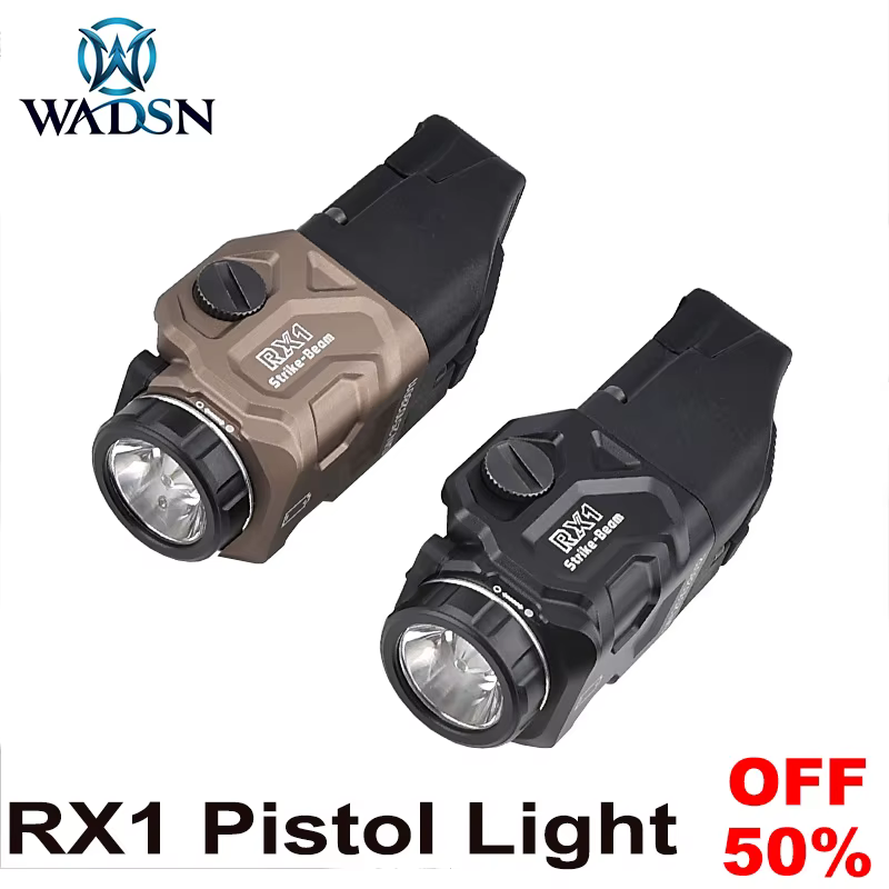 WADSN RX1 Linterna táctica para airsoft de aluminio, exploración - imagen 4