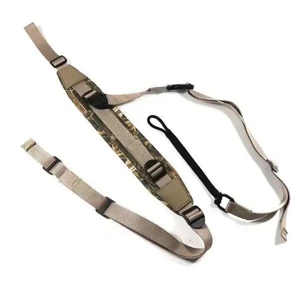 Eslinga táctica ajustable camuflaje con sistema MOLLE para rifle