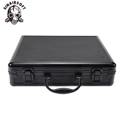 Caja herramientas aluminio rígida ligera con inserto espuma portaobjetos