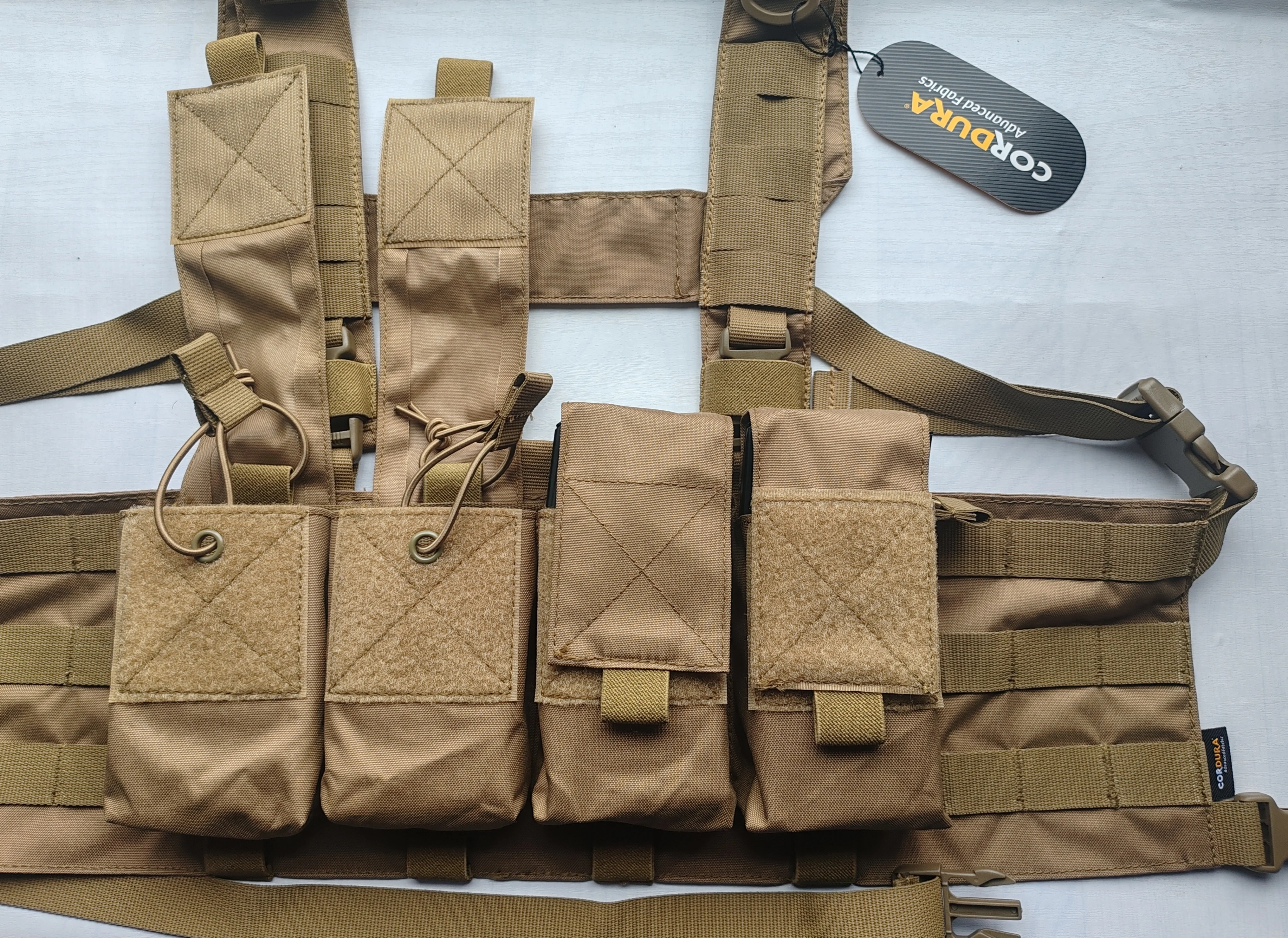 CQ-81 Patrol chaleco táctico MOLLE para cargadores RG Ranger Green - imagen 3