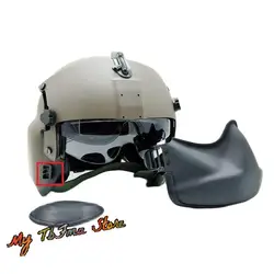 Mascarilla protectora MFS negra casco aviación militar NVG
