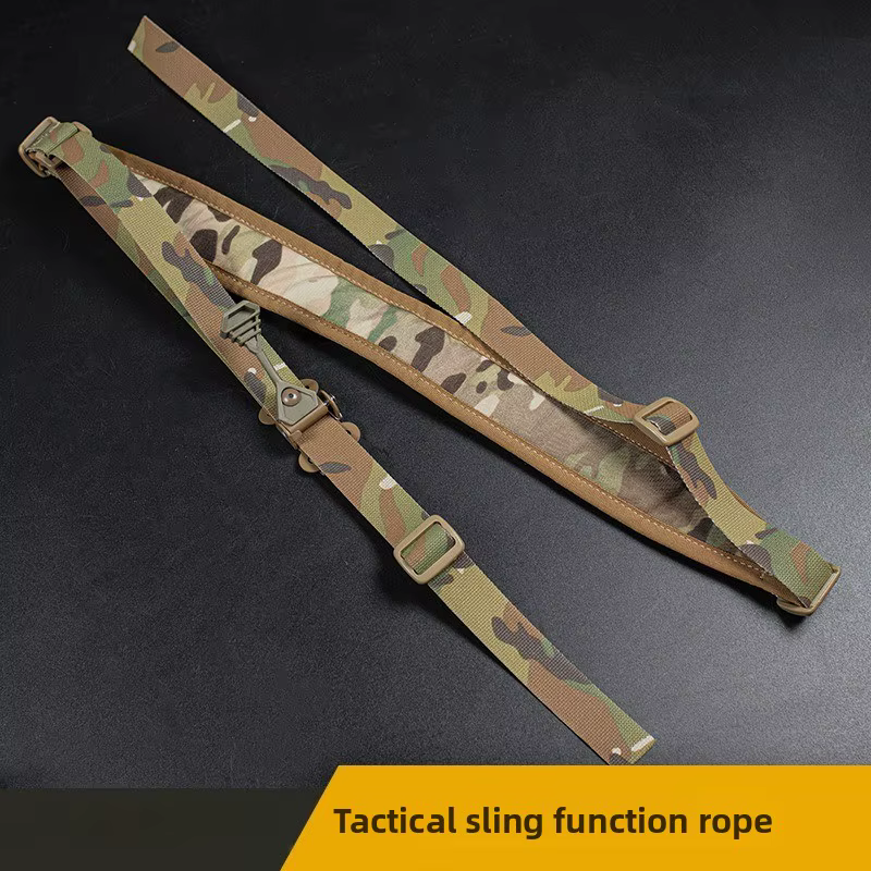 Eslinga táctica dos puntos Ferro – Correa acolchada para rifle M4 AK - imagen 3