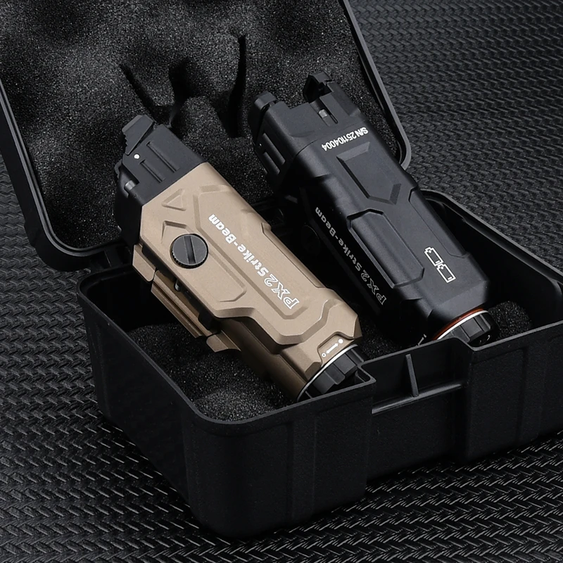 WADSN linterna táctica pistola LED blanca CNC estroboscópica
