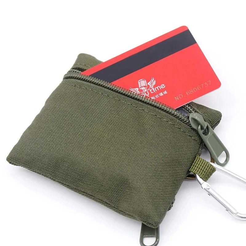 Pouch táctico EDC de nylon para llaves, monedero y tarjetas - imagen 5