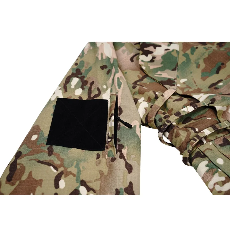 Traje camuflaje táctico pez volador negro y gris, industrial - imagen 3