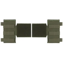 Placa táctica de pecho con MOLLE y extensión de cintas G-Clip