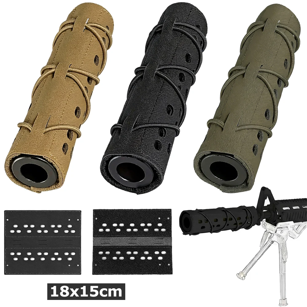 Funda protectora táctica para silenciador de rifle airsoft