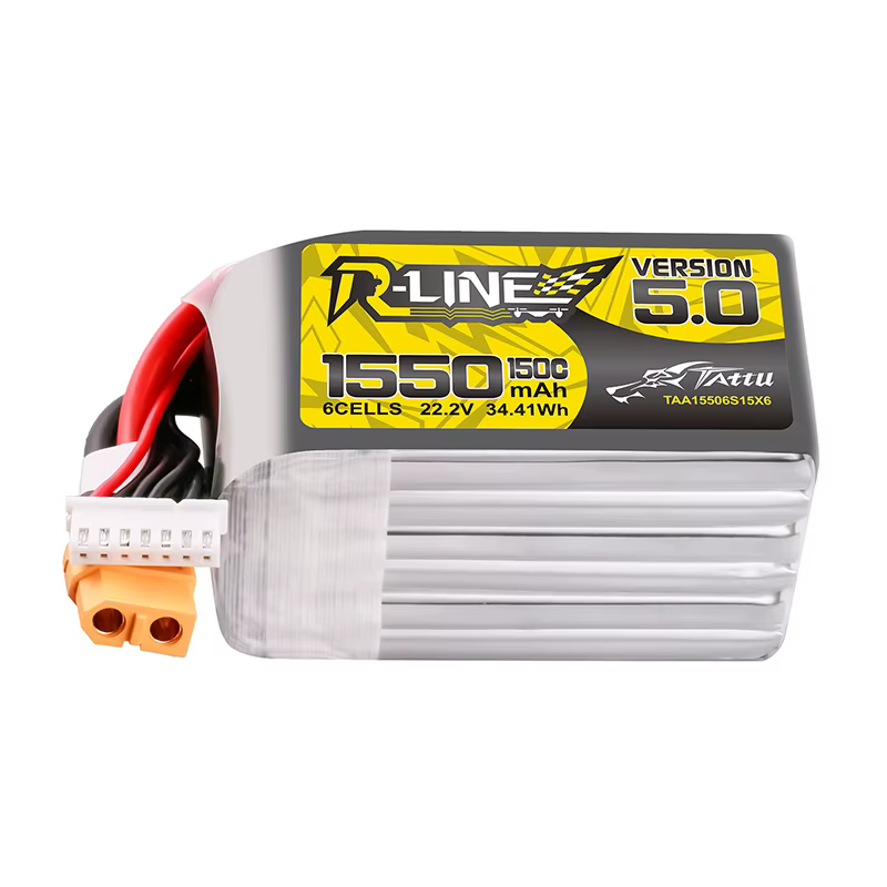 TATTU R-LINE 1550mAh 6S – Batería LiPo 150C para drone FPV XT60 - imagen 3