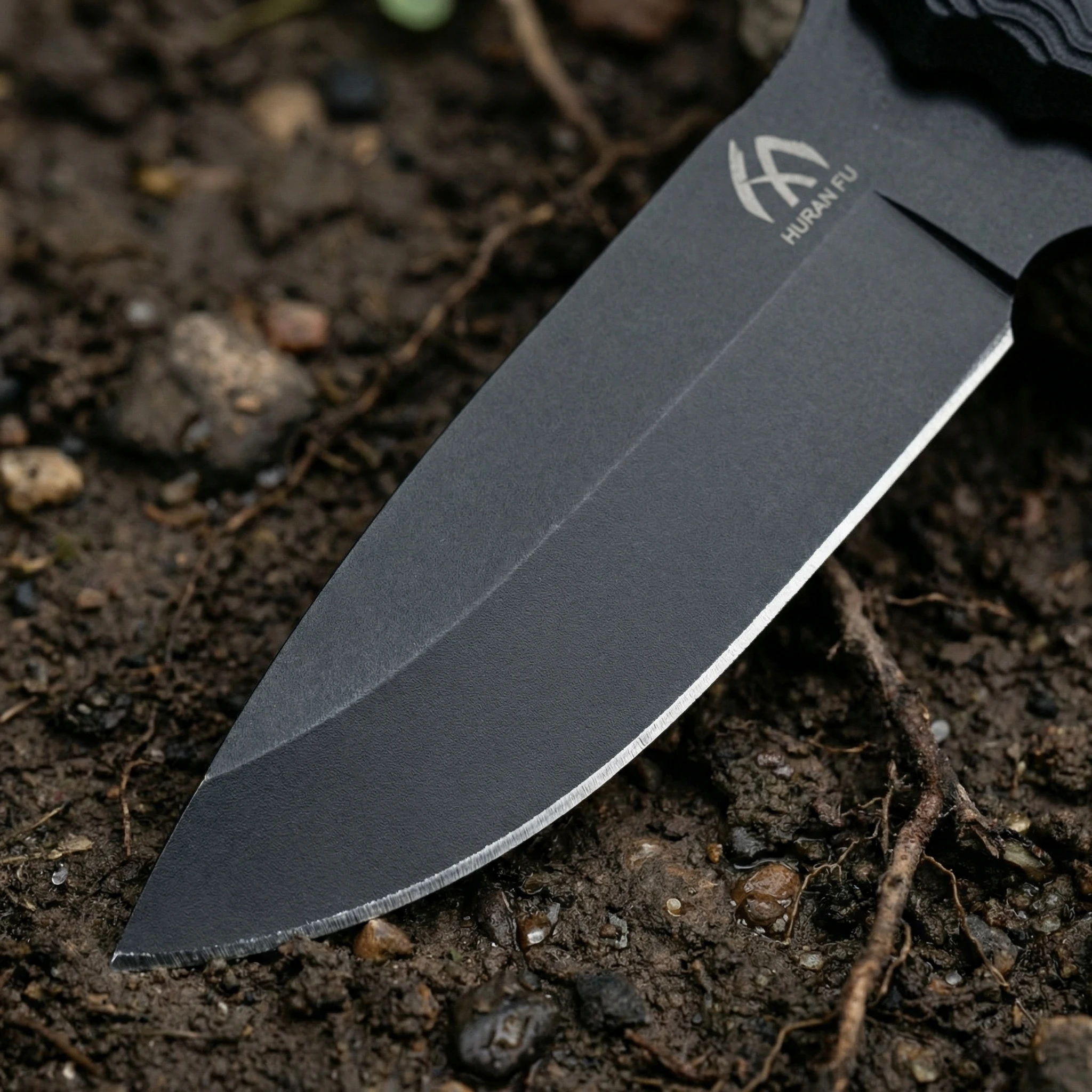 Cuchillo de hoja fija táctico para exterior con funda - imagen 3