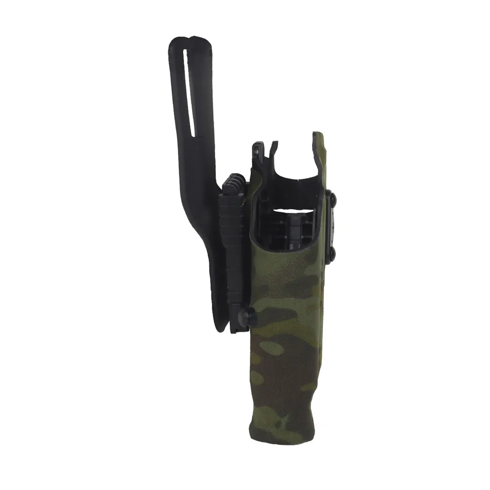 Funda táctica de pistola Glock 17 de pierna, liberación rápida