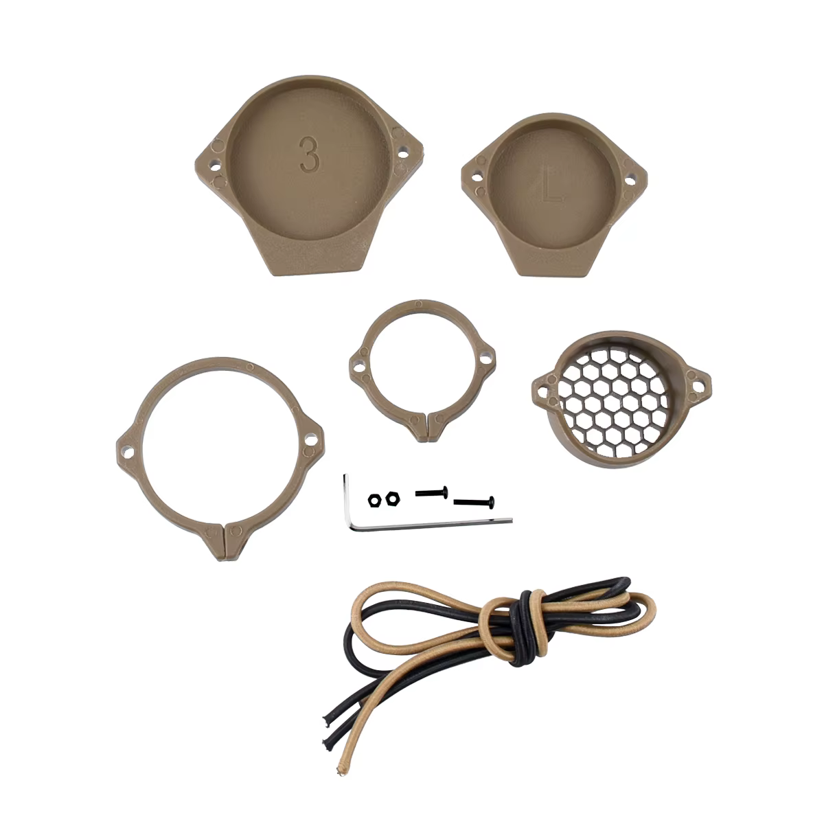 Tapa protectora abatible para mira